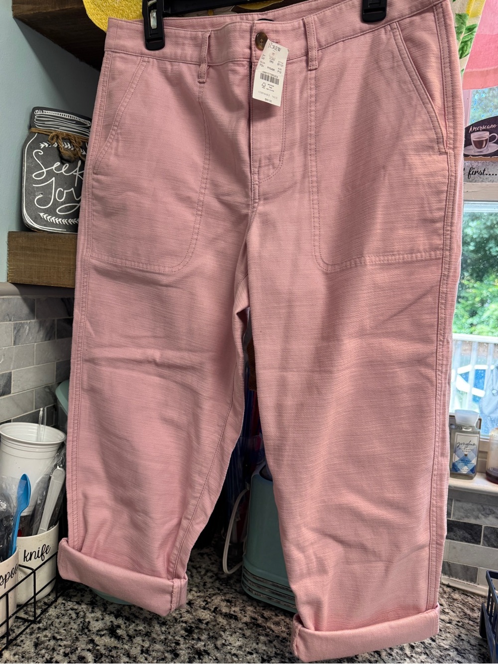 J. Crew  Jeans in Light Pink